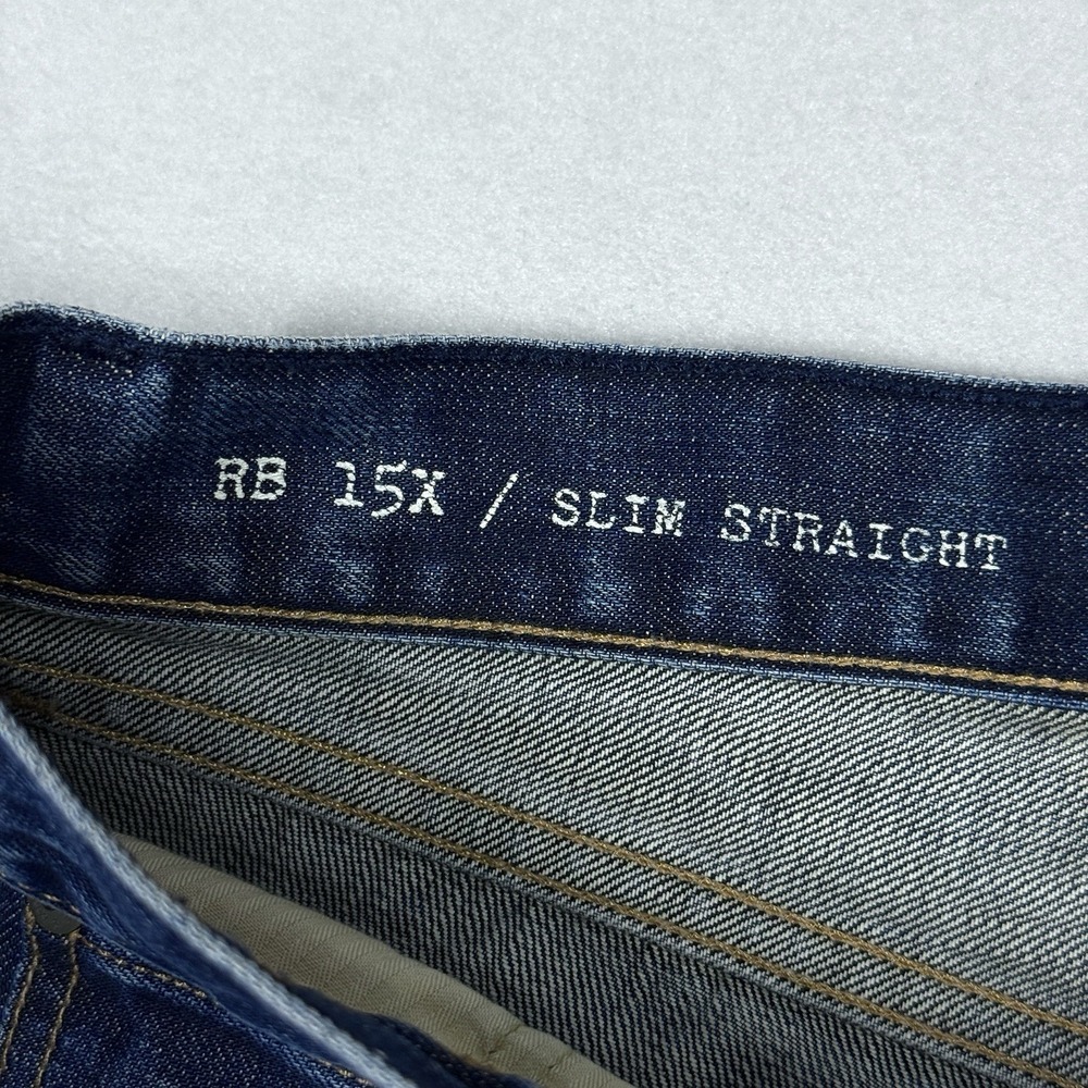 Rag and Bone Jeans Mens 30 Slim Straight 15X Tailored Workwear Olive Resin 30x31 - Picture 6 of 16